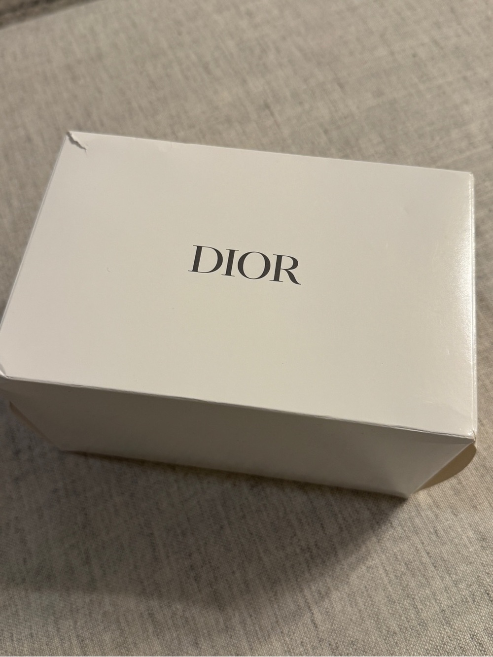 Dior Denim Embroidered Logo Beauty Bag cosmetics pouch case new in box promo - Picture 4 of 6